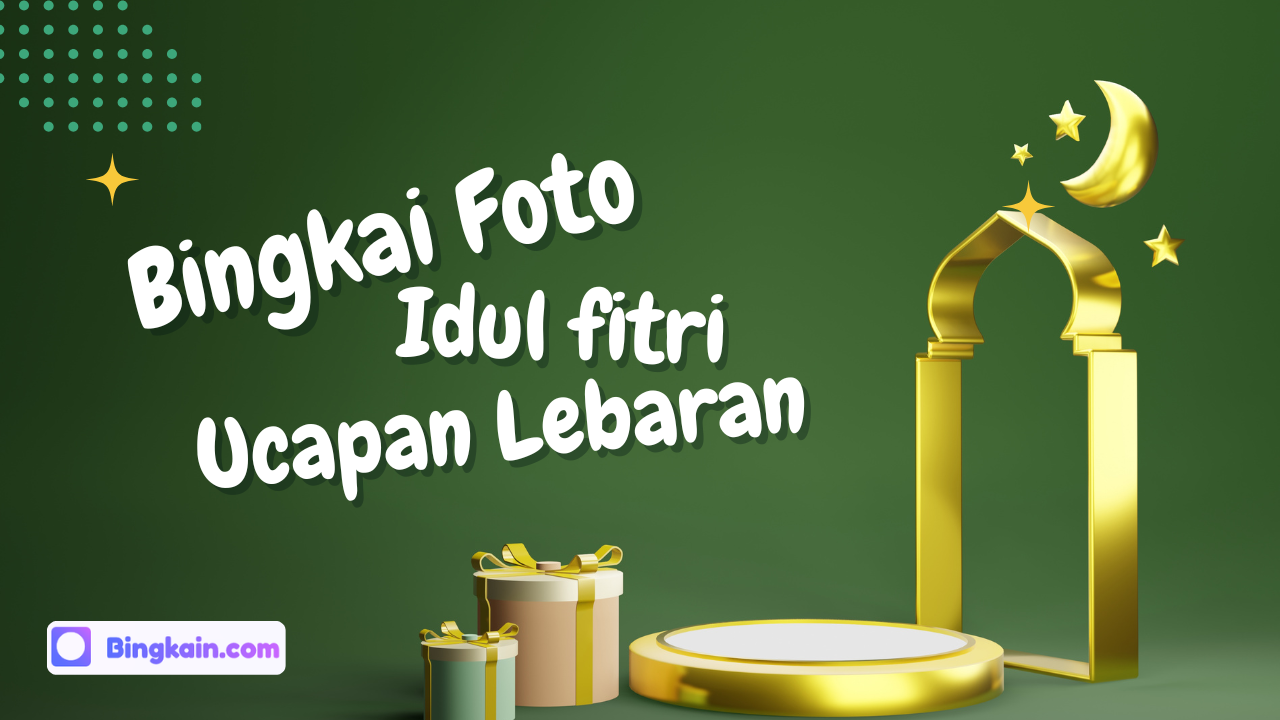 Bingkai Foto Idulfitri Digital untuk Ucapan Lebaran