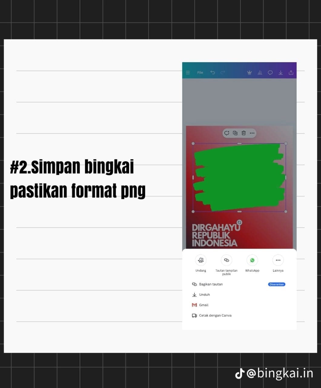 Unduh Design dari Canva
