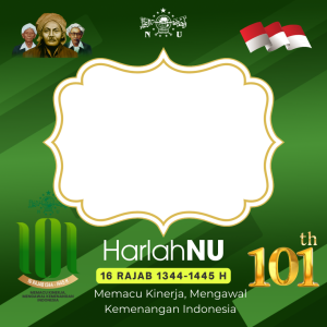 bingkai Harlah NU ke 101 tahun