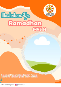 Marhaban Ya Ramadhan