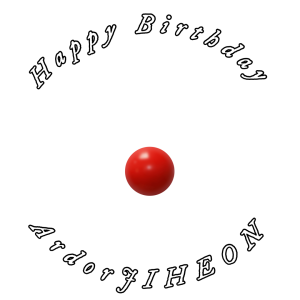 ArdorJIHEON's Birthday!