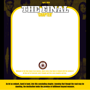 The Final Chapter Act Moving