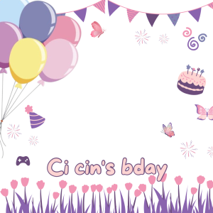 Ci Cin's Bday