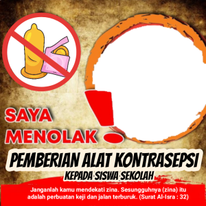 Tolak pemberian alat kontrasepsi usia remaja sekolah