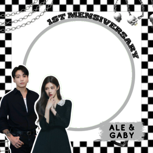 1st mensiversary Ale&Gaby
