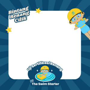 Uji Sertifikasi Renang Bingkai Square