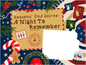 Season's End Soirée - Greetings Card