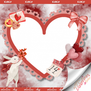 xoxo Bingkai valentine