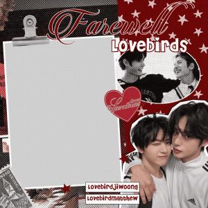 Farewell, lovebirds.