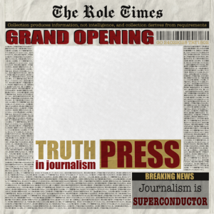 GRAND OPENING: THE ROLE TIMES