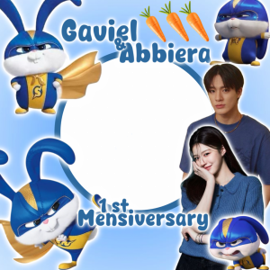 gaviel biebie 1st mensiversary🩵