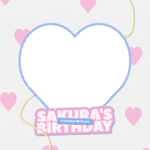 Sakura's Birthday! A Crocheted Gift Of Love ♥︎