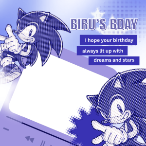 Biru's birthday! 🍰