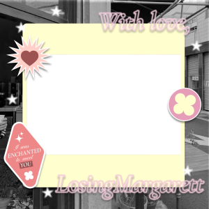 With love, Margaret.