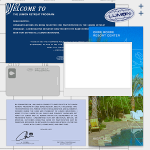 Retreat Program Check-In Card