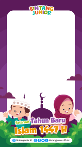 Bingkai Tahun Baru Islam Bimba Bintang Junior