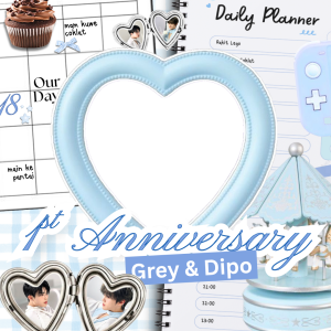 1st Anniversary Grey & Dipo!