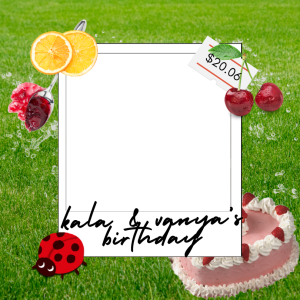 Happy Birthday Kala & Vanya.