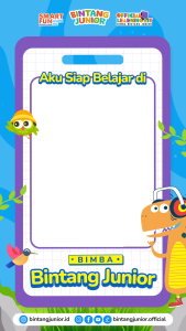 Aku Siap Belajar di Bimba Bintang Junior! (Ukuran Story)