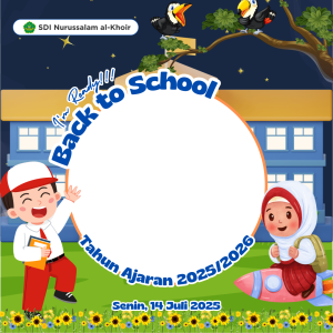 Bingkai Kembali Masuk Sekolah Tahun Ajaran 2025/2026