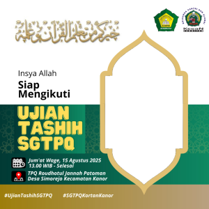 Ujian Tashih SGTPQ Kecamatan Kanor