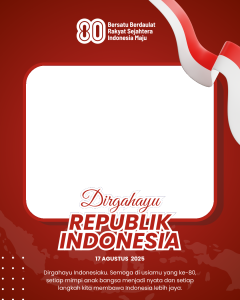 Download Bingkai HUT RI KE 80 2025 Gratis & Mudah Dipakai