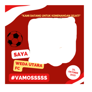 Bingkai pendukung setia Weda Utara fc