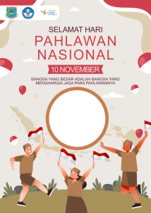 Bingkai hari pahlawan nasional (pondok betung 01)