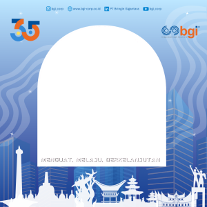 Bingkai HUT BGI-35 Tahun 2025