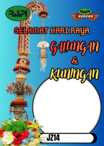 Bingkai hari raya galungan