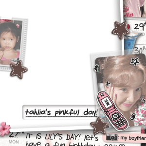 tahlia’s pinkful 21st day!