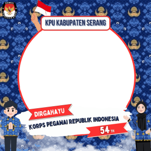 Bingkai Dirgahayu KORPS PEGAWAI RI 54th