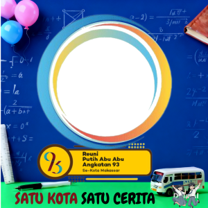 Bingkai reuni 93 putih abu abu se kota makassar