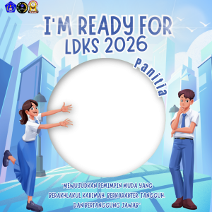 Bingkai panitia LDKS SMPN 4 Cianjur