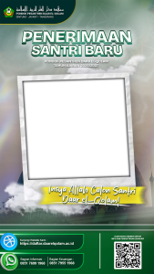 santri baru Bingkai