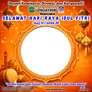 Bingkai UCAPAN IDUL FITRI BPR LENGAYANG