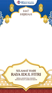 Bingkai Idul Fitri 1447 H Bank Perekonomian Rakyat