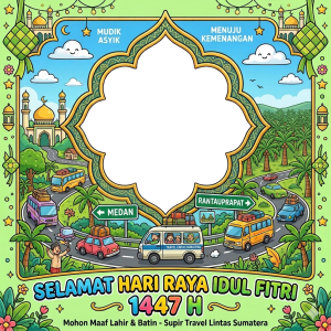 Ucapan selamat lebaran supir travel