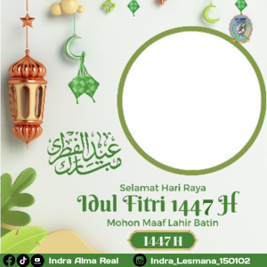 Bingkai Minal aidzin walfaidzin