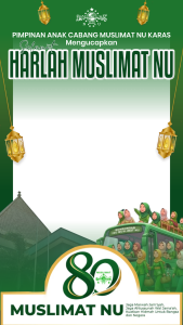 Bingkai Harlah Muslimat NU Karas