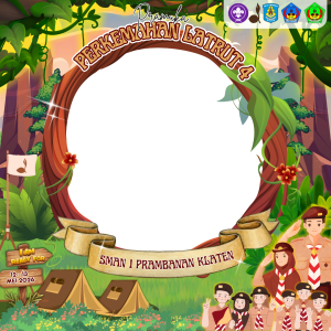 Bingkai Pramuka Perkemahan Latrut 4