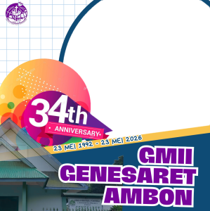 Bingkai HUT ke-34 GMII "Genesaret" Ambon