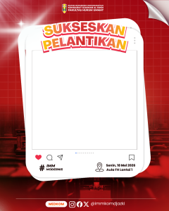 bingkai Pelantikan pengurus