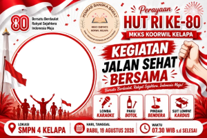 MKKS Koorwil Kelapa merayakan HUT RI ke-80