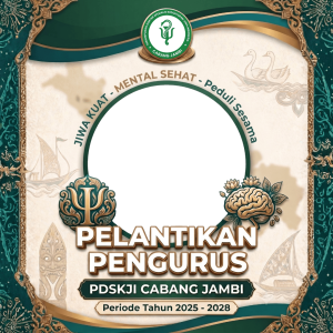Bingkai 1 Pelantikan Pengurus PDSKJI Cabang Jambi 2025-2028