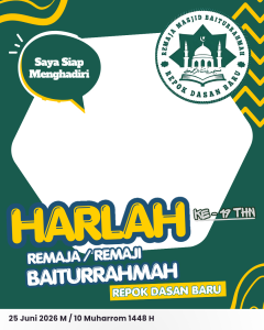 Bingkai Harlah Remaja Masjid Baiturrahmah