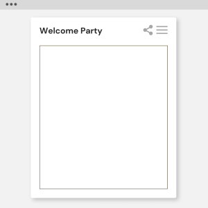 TION: Welcome Party