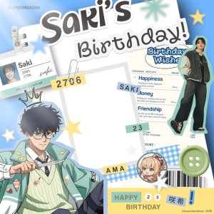 Today is Saki's day!