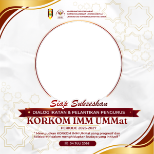 Dialog Ikatan dan Pelantikan Korkom IMM UMMat periode 2026-2027