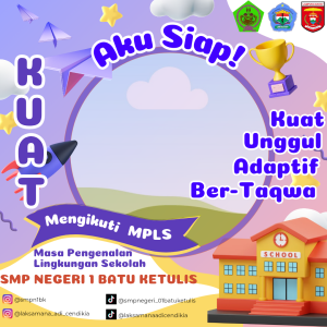 Bingkai calon siswa baru SMP N 1 BATU KETULIS